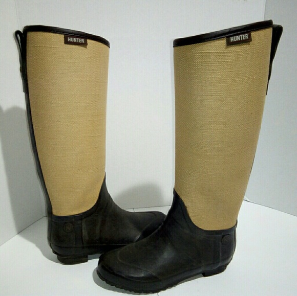 hunter canvas boots